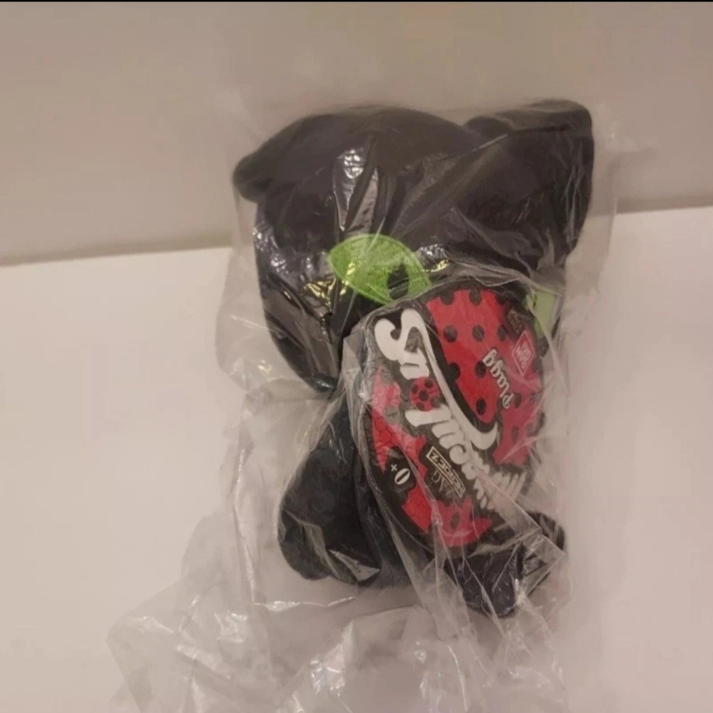 Miraculous Tales of Ladybug Cat Noir Plagg 6" Stuffed Animal Plush Bandai NWT